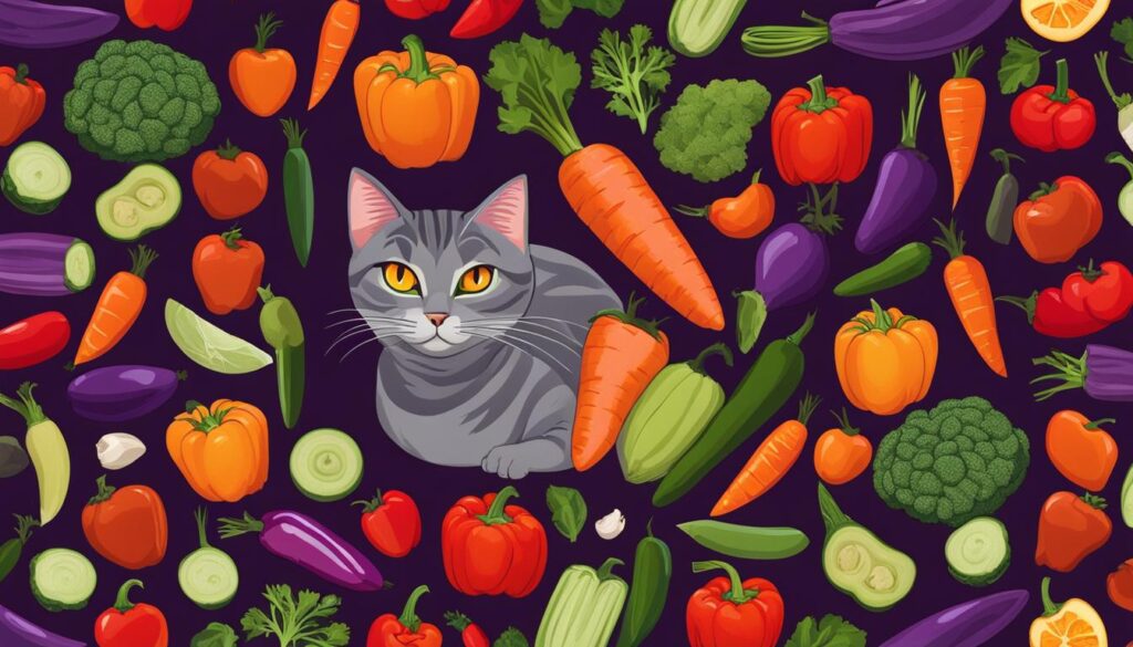 Vegetables for cats