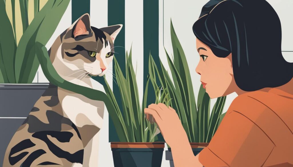 dangers of snake plants for cats