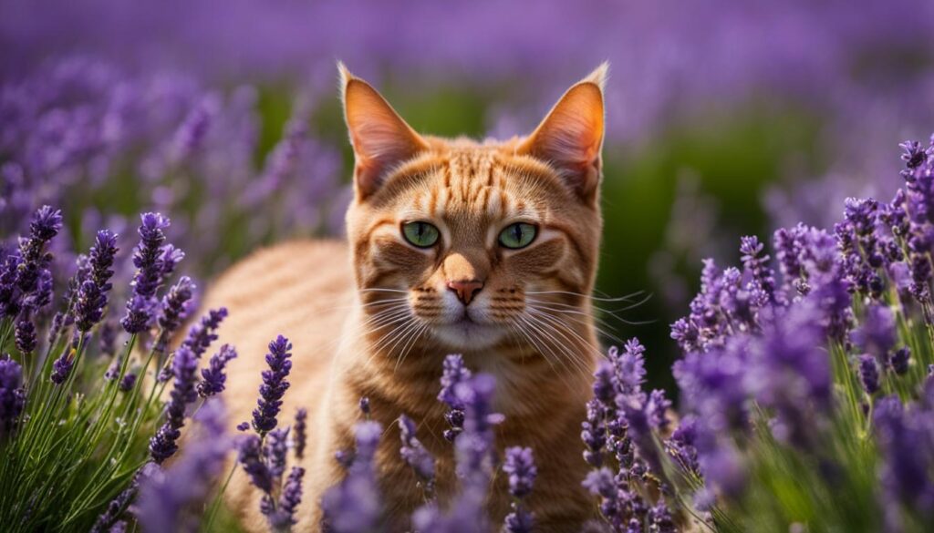 lavender exposure in cats