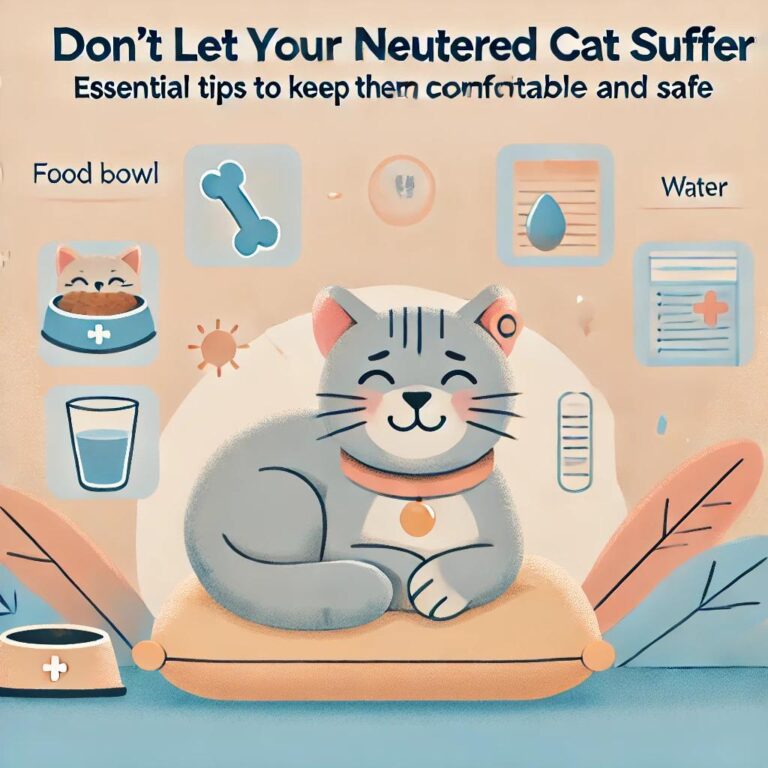 Don’t Let Your Neutered Cat Suffer: Essential Tips to Keep Them Comfortable and Safe 1